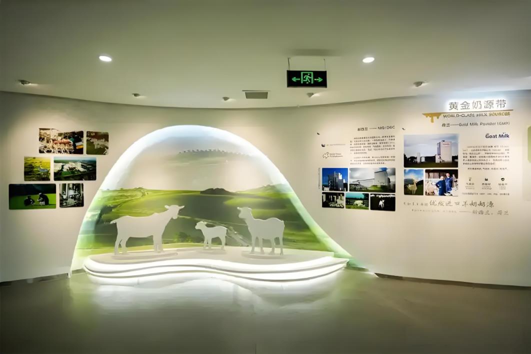 食品行業(yè)展廳效果圖-多加多集團(tuán)企業(yè)展廳設(shè)計(jì)