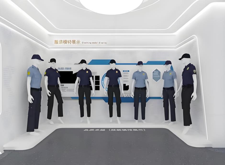 服裝企業(yè)文化展廳設(shè)計效果圖案例